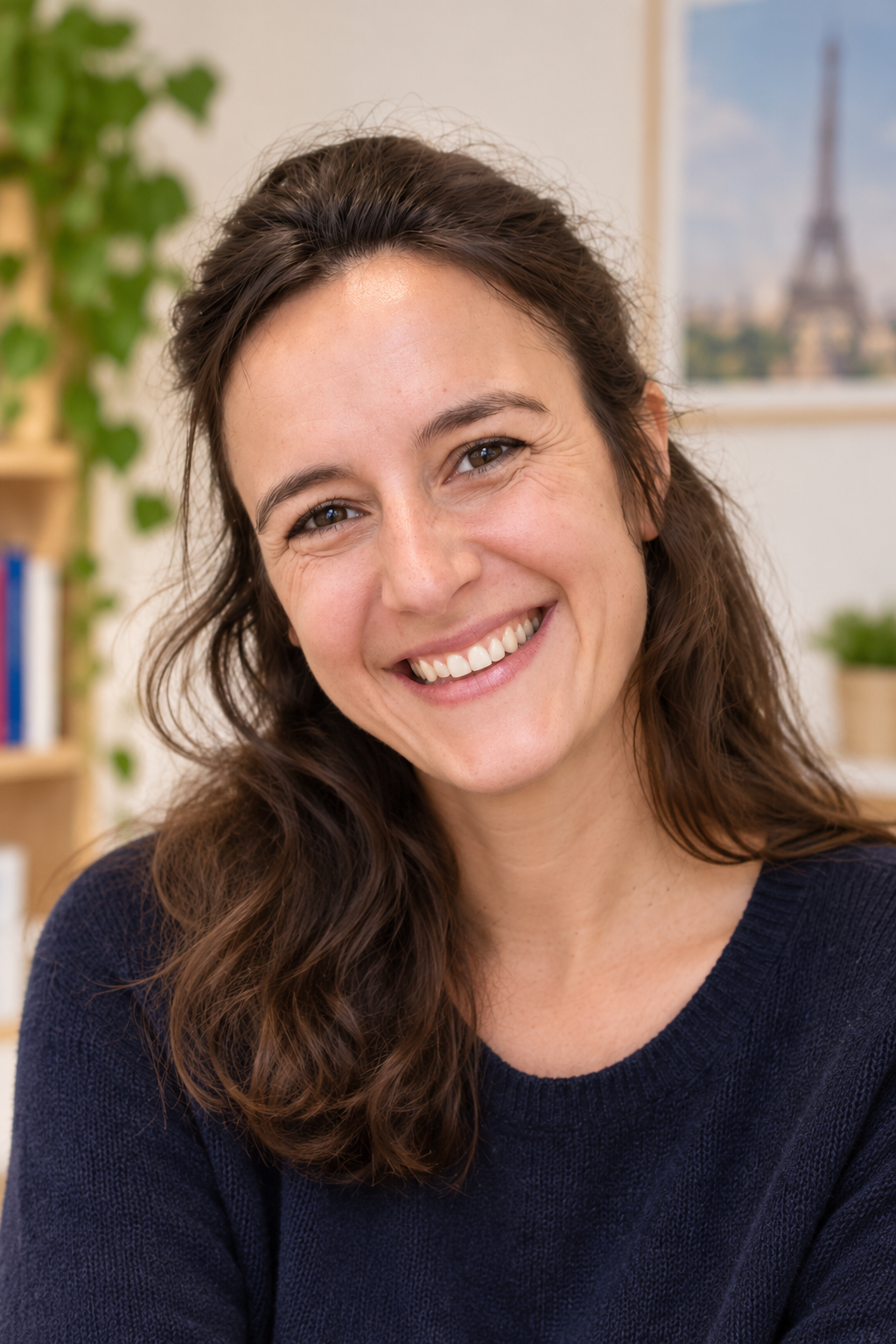 Anne-Sophie Moulin, French teacher